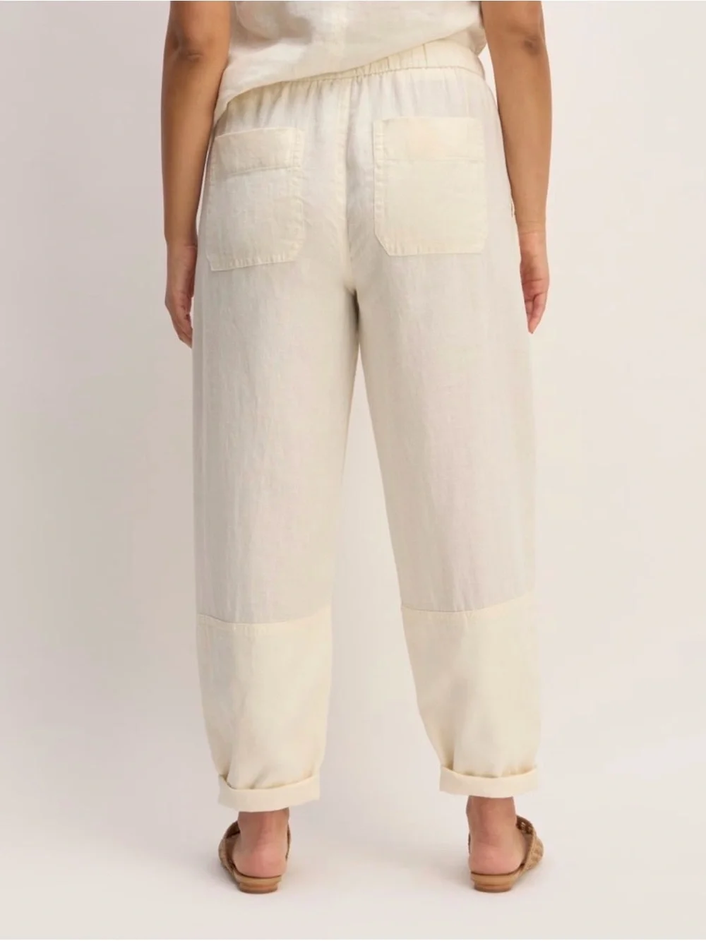 Everlane The Linen Pull-On Barrel Pant